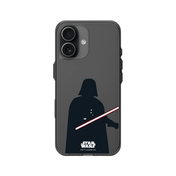 iPhone 17 Clear (相機按鈕) 酷墨灰 - 迪士尼-星際大戰 Star Wars - 黑武士-剪紙系列