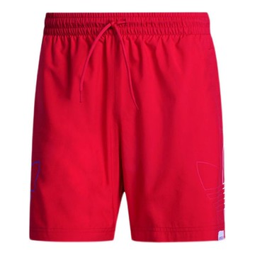 adidas originals Fto Swims Men's Summer Sports Shorts Red