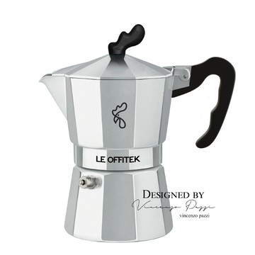 樂菲特經典摩卡壺 / 鉑晶銀(3人份)