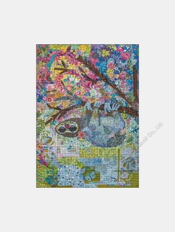 樹懶拼貼/Quilt Art/1000片拼圖/HEYE