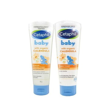 Cetaphil BABY舒緩修護霜85g/舒緩護膚膏70g(屁屁膏)X任2瓶+隨機美妝體驗包
