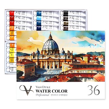 Van Dyke 專家級水彩顏料組  12ml  36色