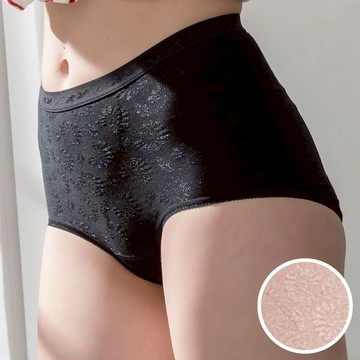 (蝦皮官方商城免運)華歌爾-舒適安心 M-LL夜間生理褲(粉)透氣包臀-棉質提花布料-NS6538LP