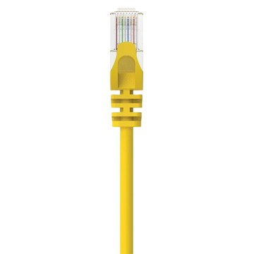 POLYWELL 寶利威爾 CAT6 高速網路線 RJ45福祿克認證 PW15-W58-D003  黃色  1條  0.3m