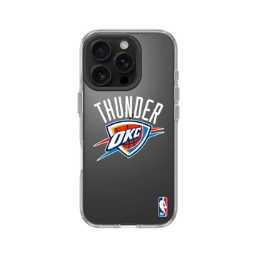 iPhone 16 Pro Clear 透明 - NBA - Logo-奧克拉荷馬市雷霆 Oklahoma City Thunder - Light