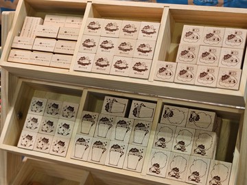 灰黑集白 馬路微光漂浮 手帳印章選集・日系機能大印章