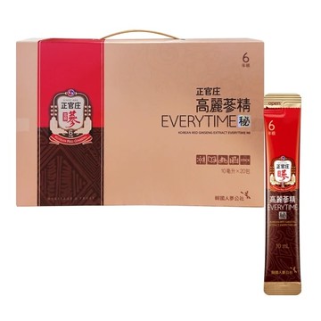 高麗蔘精EVERYTIME 秘20入/盒*2