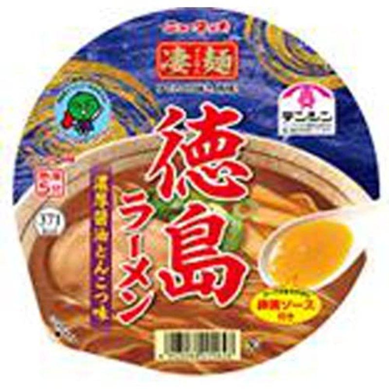 ヤマダイ ニュータッチ 凄麺 徳島 ラーメン 濃厚醤油とんこつ味 12入
