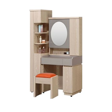 ASSARI-瑪仕3.1尺化妝桌椅組(寬101x深42x高104cm)