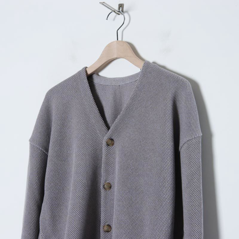 crepuscule (クレプスキュール) Moss Stitch V/N Cardigan