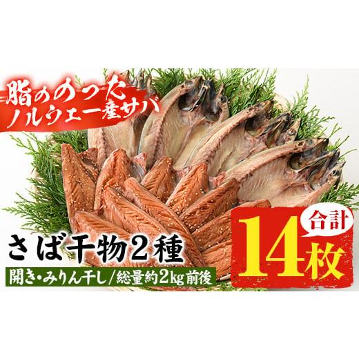 ふるさと納税 鹿児島県 いちき串木野市 A-1517 トロさばみりん干し＆さば開き(合計14枚・総量約2kg前後)！