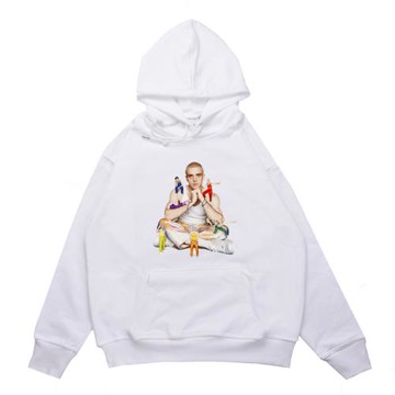 歌手六公主 Lauv萊奧夫專輯印花加厚連帽衛衣男女小眾秋冬外套潮