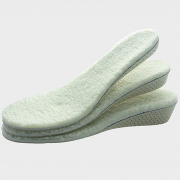 【JHS杰恆社】壹對隱形透氣保暖記憶棉羊毛增高鞋墊laosong口14~2全墊