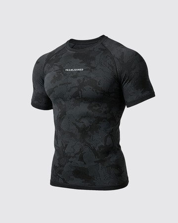 Joined Camo Seamless Form-Fit 訓練衣【黑】