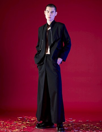 INF 23SS 金屬鐵環解構西裝外套