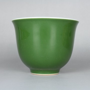 翡翠綠釉小茶杯景德鎮建國瓷廠博物館款古玩古董仿古陶瓷器收藏品