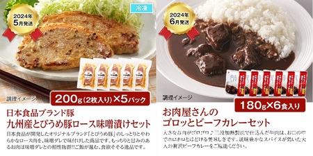 ★日本食品60周年記念★デリックハム逸品グルメ定期便 2023