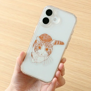 Cat Art Collection 透明造型貼紙 Hinata