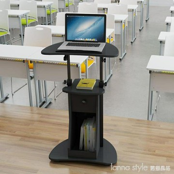 演講台發言台迎賓台教師教室桌會議主持台移動升降站立講桌子 雙11全館免運