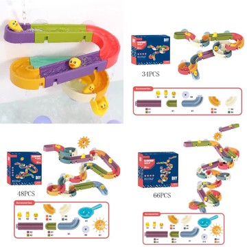 媽媽買 軌道玩具 滾球玩具 DIY軌道 戲水玩具 拼裝軌道 滑滑樂 益智玩具 兒童玩具