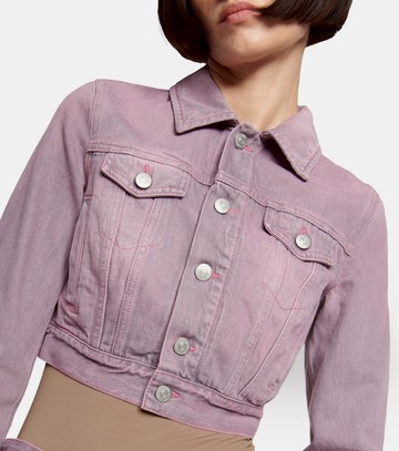 MM6 Maison Margiela Cropped denim jacket