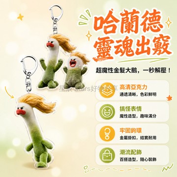 台灣出貨✨ 哈蘭德Q版鑰匙扣 抓狂周邊亞克力掛件 創意書包小吊飾 整蠱應援禮物 抽象造型