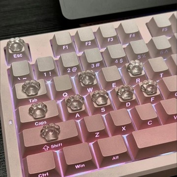 臺灣出🔥🔥【30入！聚划算！】美甲 打字 神器 迷你 手工滴膠 貓爪 樹脂 立體 鍵盤 diy 配件