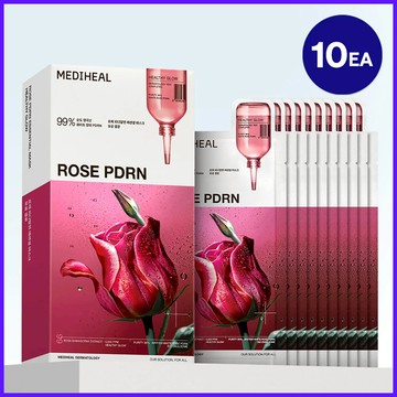 MEDIHEAL Rose PDRN Essential Mask Sheet For Healthy Glow 10ea