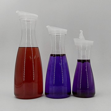冷水壺卡拉壺茶壺0.6升-1.6L茶水壺水吧KTV醒酒器PC亞克力果汁壺