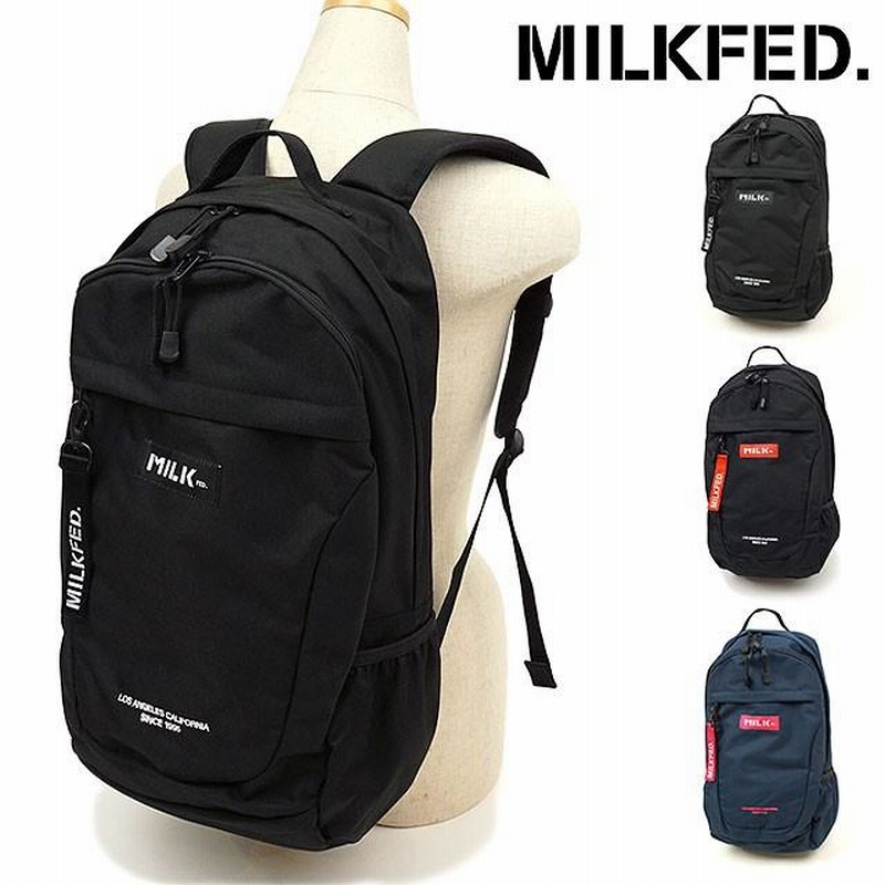 ミルクフェド MILKFED. リュック バー アンド アンダーロゴ