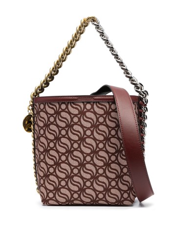 Stella McCartney - S-Wave monogram tote bag - women - Polyester/Polyurethane/Polyurethane/Polyamide - One Size - Purple