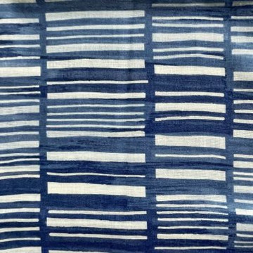 京都抗UV圍巾-TOIRO-橫線(藍/紫)