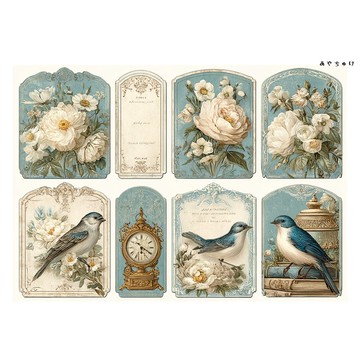 【10月新作】20-103-0200 裁切紙・拼貼素材