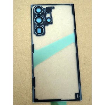 創恒易后蓋適用于三星S23Ultra玻璃后蓋 透明磨砂改S9180 s23u