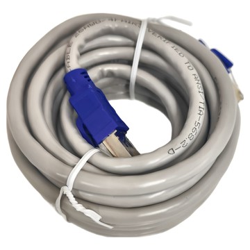 i-gota 愛購它 八類電競級網路線 RJD8-05 RJ45網路接頭 PVC材質披覆 金屬傳導導體  5m  灰色 + 藍色  1條