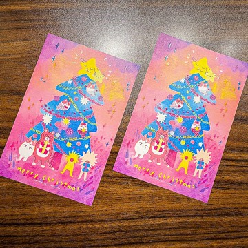 絢空間的聖誕節明信片