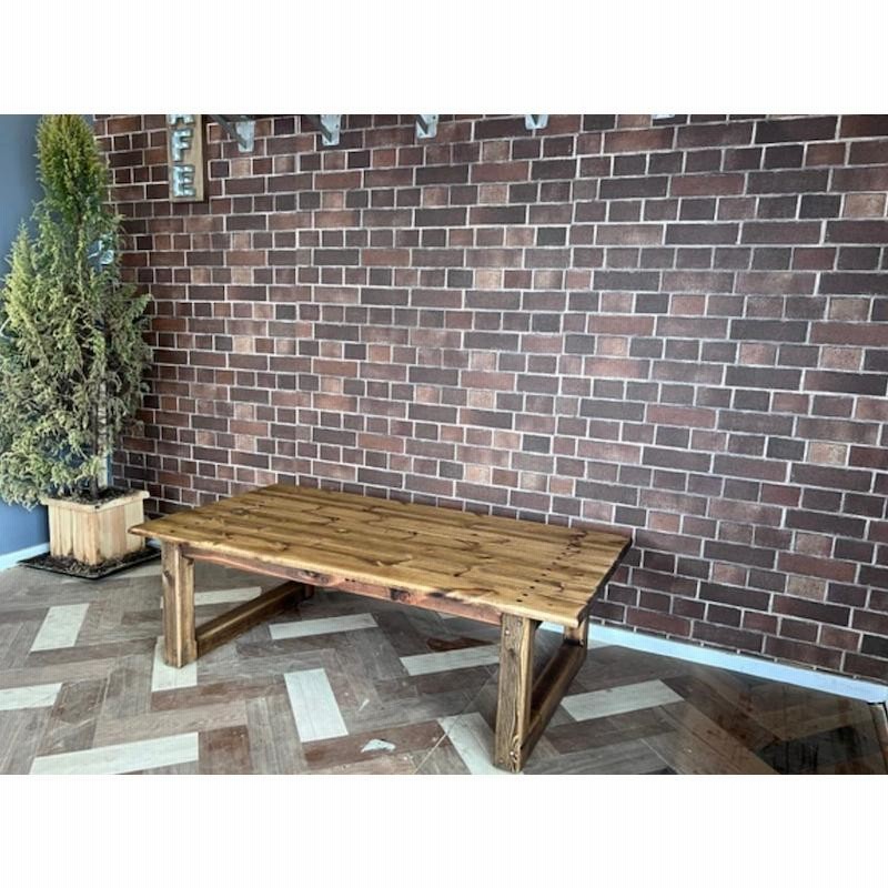 オシャレ テーブル ハンドメイド 一点もの 木製テーブル