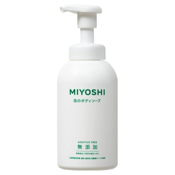 MIYOSHI 無添加泡沫沐浴乳 500ml  1瓶