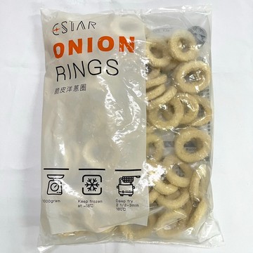 【億明食品】OR1脆皮洋蔥圈 1kg｜金黃香脆外皮｜濃郁洋蔥甜味，層次分明｜即炸即享，香氣四溢，輕鬆料理美味上桌！