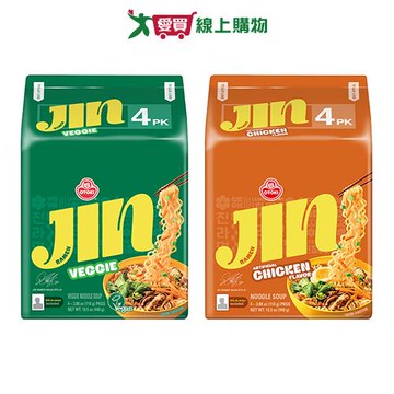 韓國不倒翁金拉麵風味麵系列(蔬菜/雞湯)(4包/袋)【愛買】