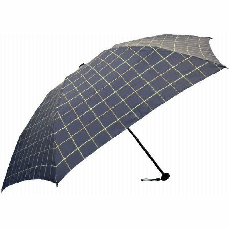 ハス Hus Carbon Slim Check Nv Yl 折りたたみ傘 晴雨兼用 日傘 通販 Lineポイント最大0 5 Get Lineショッピング