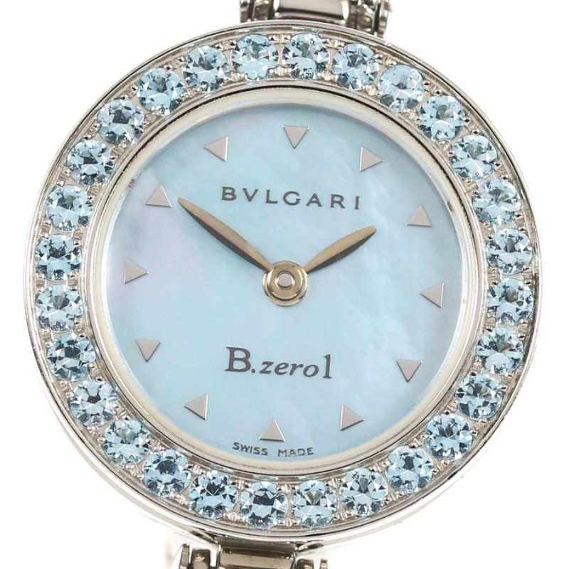 ☆箱・保証書付き【BVLGARI】ブルガリ B-zero1 ダイヤベゼル Mサイズ BZ22S クォーツ レディース | LINEブランドカタログ