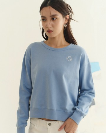 日常輕柔隨行Lucky Clover✿上衣(淺藍)-女【暖陽絨】