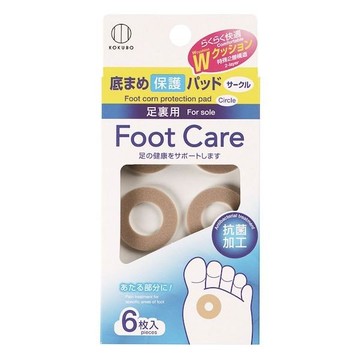 asdfkitty*小久保工業所 Foot Care抗菌加厚腳底防磨保護貼-6入-日本製
