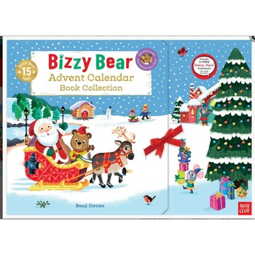 Bizzy Bear Advent Calendar Book Collection (24冊合售)/聖誕倒數月曆/Benji Davies eslite誠品