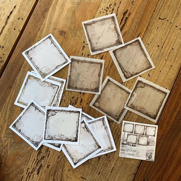 MOTTLED  復古框小便簽