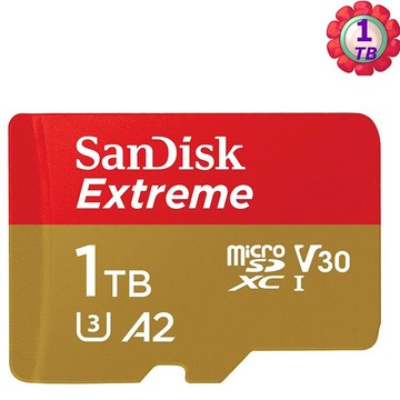 SanDisk 1TB 1T microSD【190MB/s Extreme】microSDXC micro SD SDXC 4K U3 A2手機記憶卡
