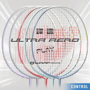 【JNICE久奈司】【入門】鋒速PLAY 超輕碳纖維 羽球拍 穿線拍 4U 5U (已穿20磅線/贈拍袋)