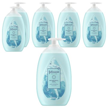 Johnson's 嬌生 美體乳液 海洋水感 500ml 凝露質地 快速吸收 清爽補水 滋潤肌膚  6瓶