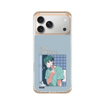 iPhone 17 Pro Max ClearX (MagSafe 兼容) 暖透橘 - 子凡 Zzifan_z - 早安男孩